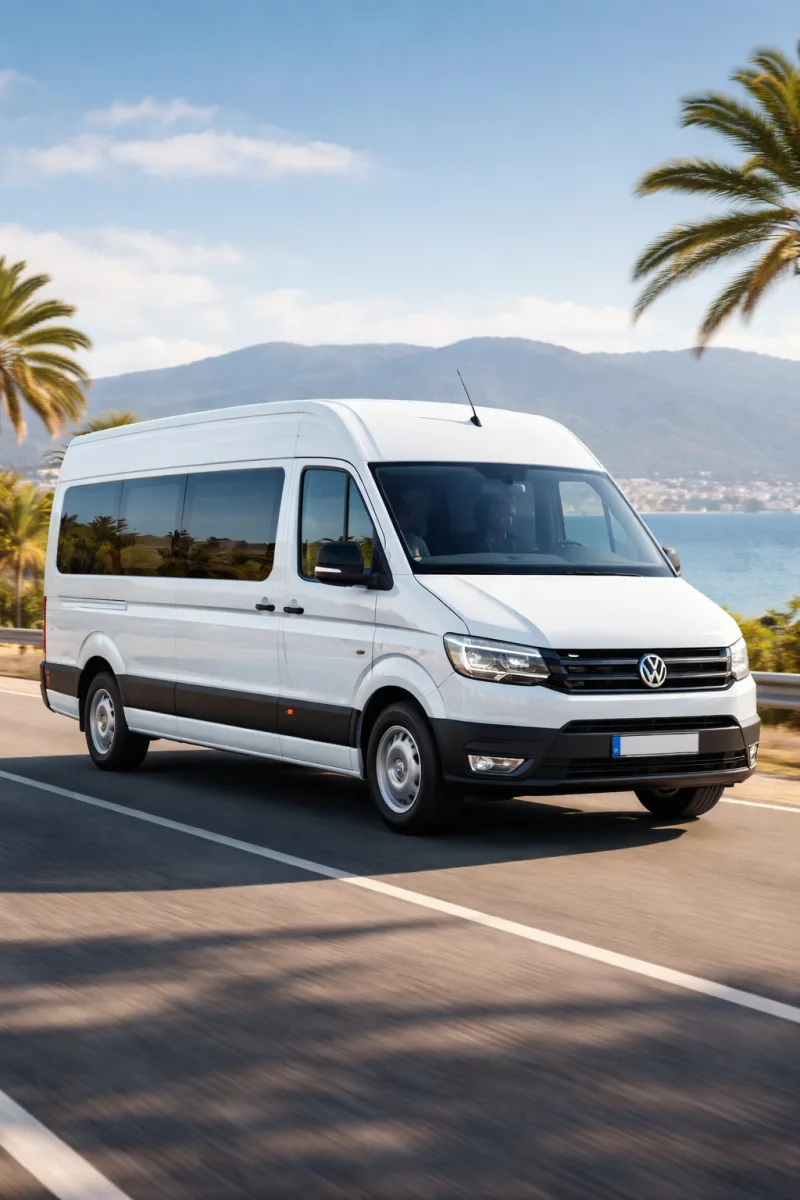 Volkswagen Crafter Eco, kuljetus Side – (AYT) Antalyan lentokenttä